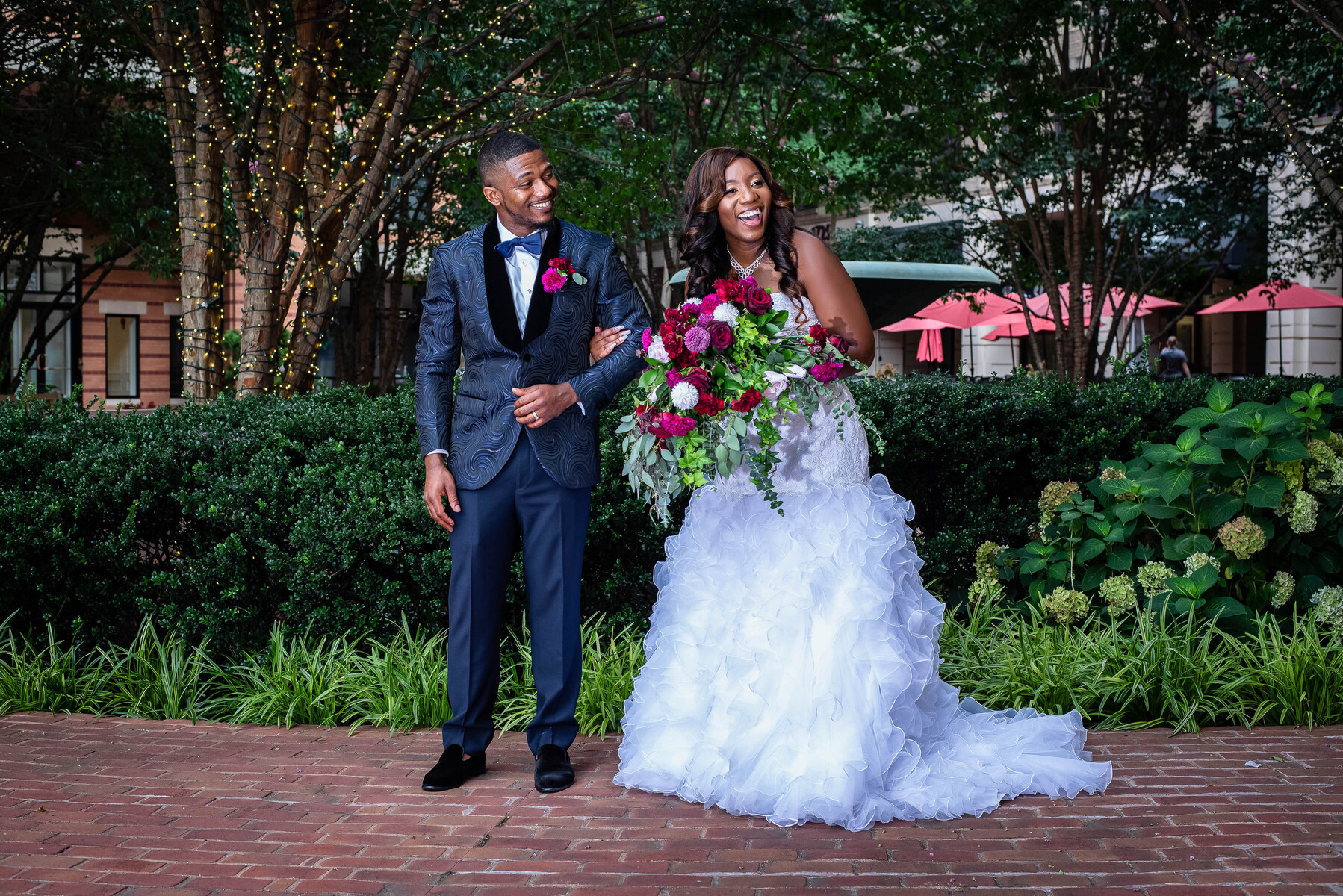 black couple wedding photography